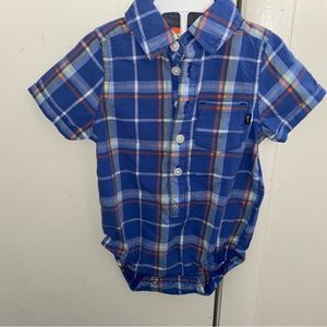 Baby B’gosh boy blue blouse size 6 months